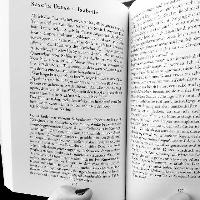 beginn der horrorgeschichte "isabelle" von sascha dinse, enthalten in der zwielicht x horroranthologie
