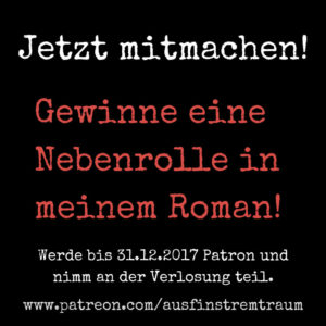 gewinne eine nebenrolle im roman von sascha dinse